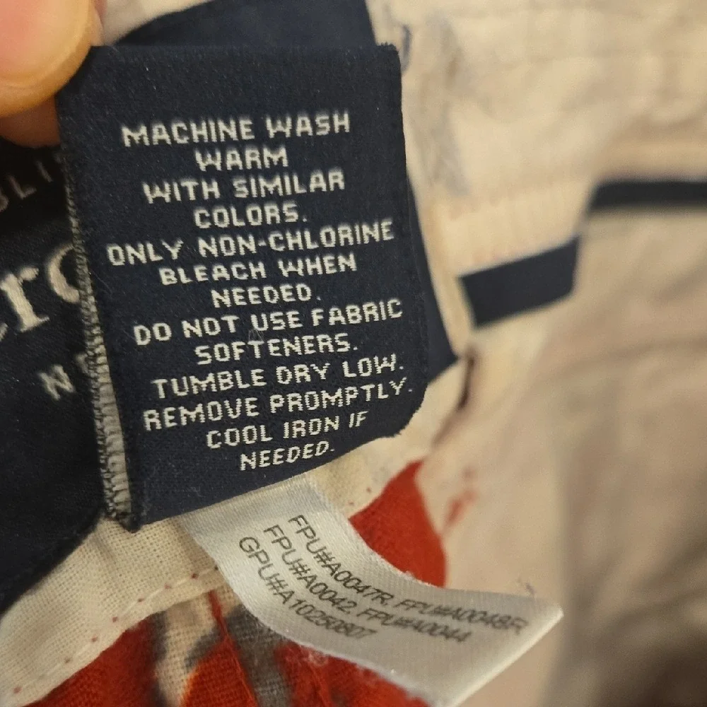 Abercrombie Kids Boy's Large‎ Pajama Pants Bottoms Red Moose Print Flannel